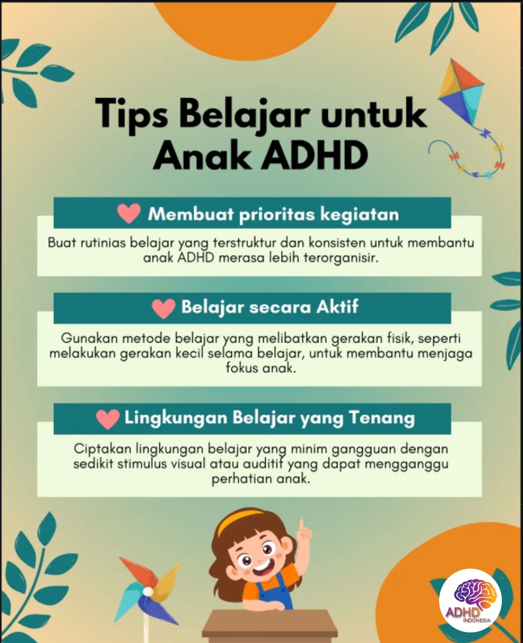 Strategi Belajar yang Cocok untuk Anak ADHD di Kabupaten Tabalong